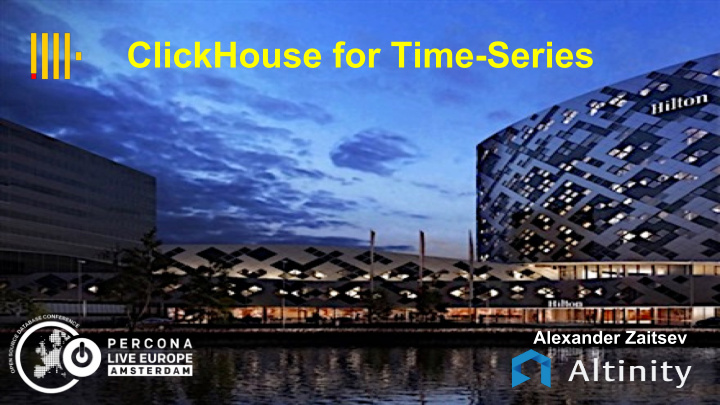 clickhouse for time series