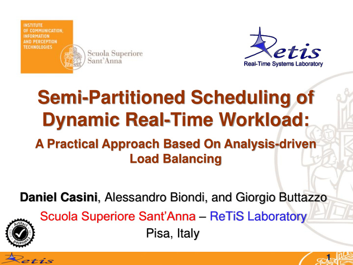 dynamic real time workload