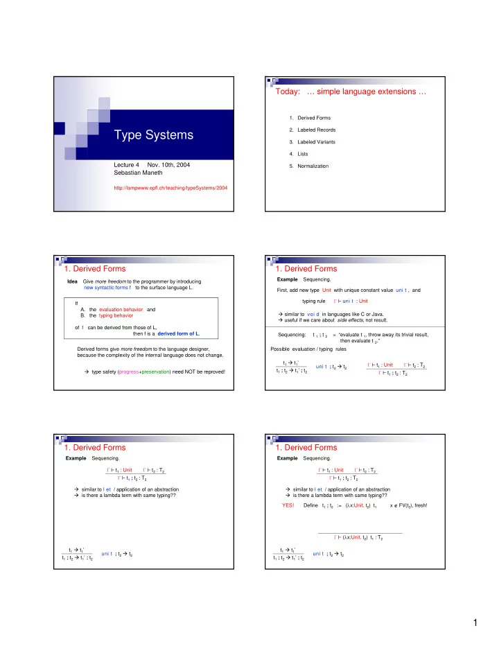 type systems