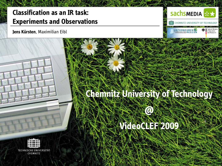 chemnitz university of technology videoclef 2009