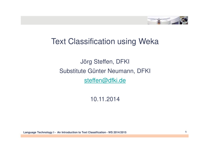 text classification using weka