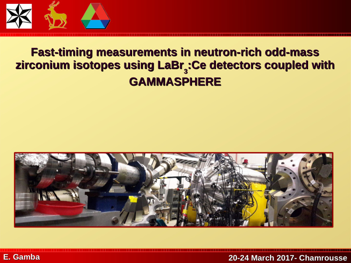 fast timing measurements in neutron rich odd mass fast