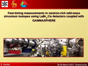 Fast-timing measurements in neutron-rich odd-mass  Fast-timing measurements in neutron-rich