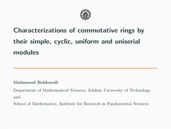 Characterizations of commutative rings by  their simple, cyclic, uniform and uniserial  modules