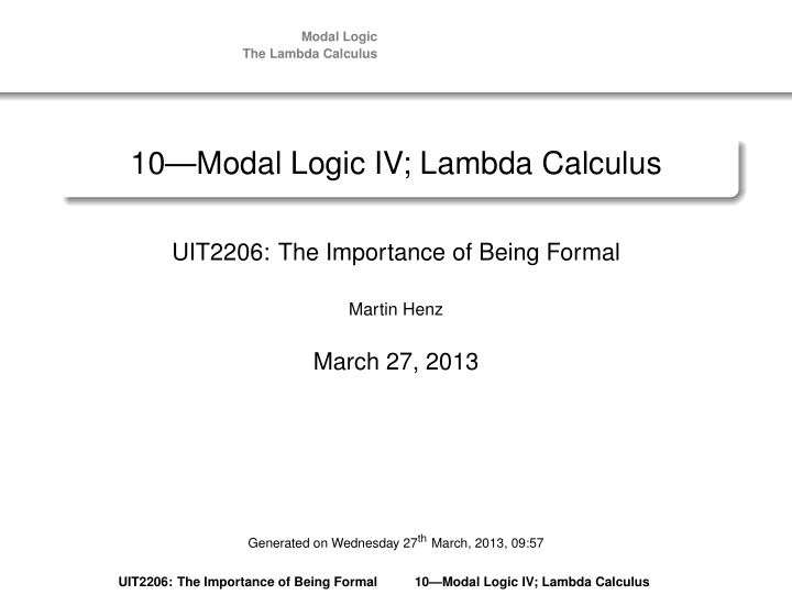 10 modal logic iv lambda calculus