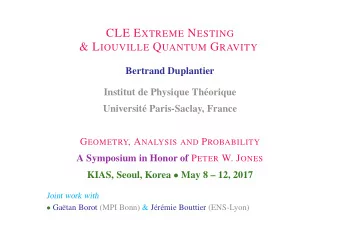 Random Planar Map  A random triangulation [Courtesy of N. Curien].  Random Planar Map  A random