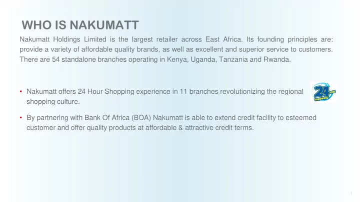 who is nakumatt
