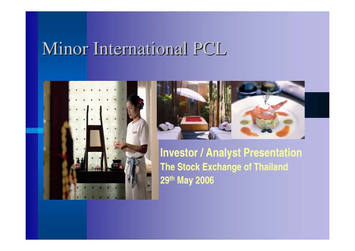 minor international pcl minor international pcl