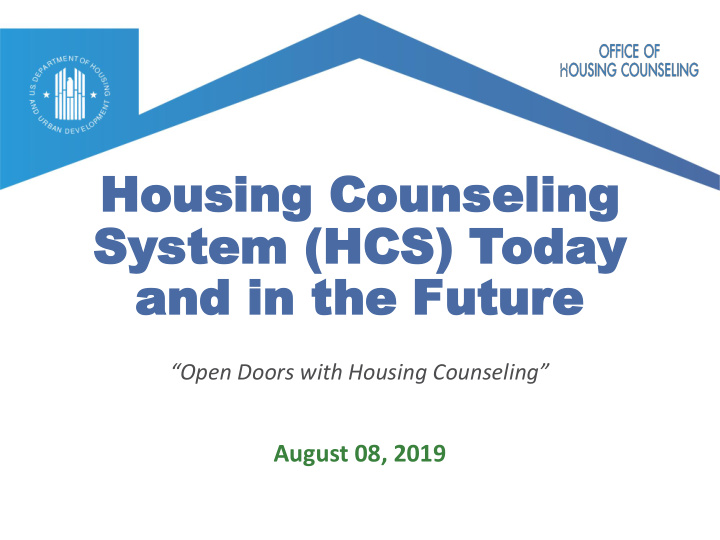 housing c housing counseling ounseling