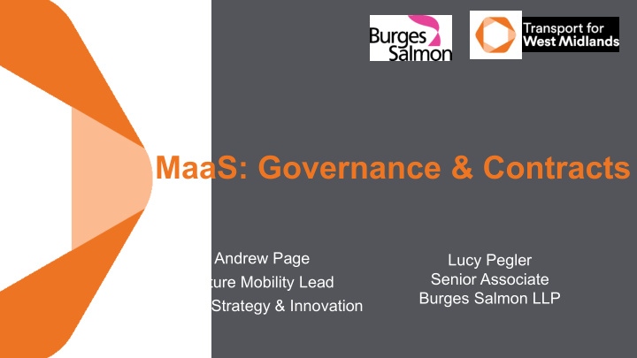 maas governance contracts