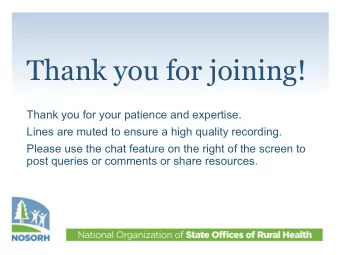 Thank you for joining!  Thank you for your patience and expertise.  Lines are muted to ensure a