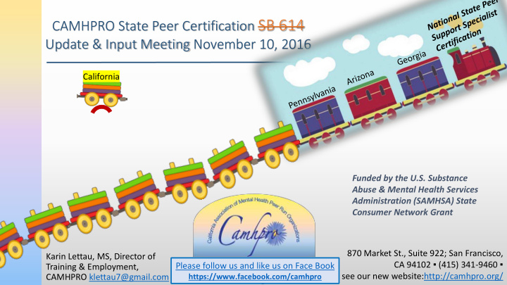 camhpro state peer certification sb 614