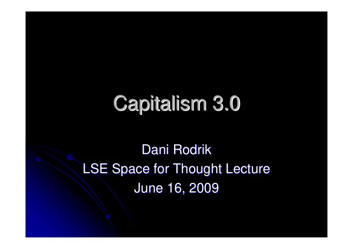 capitalism 3 0 capitalism 3 0