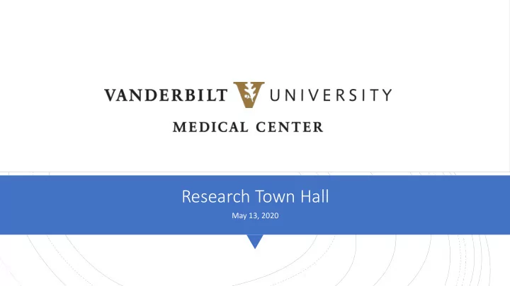 research town hall