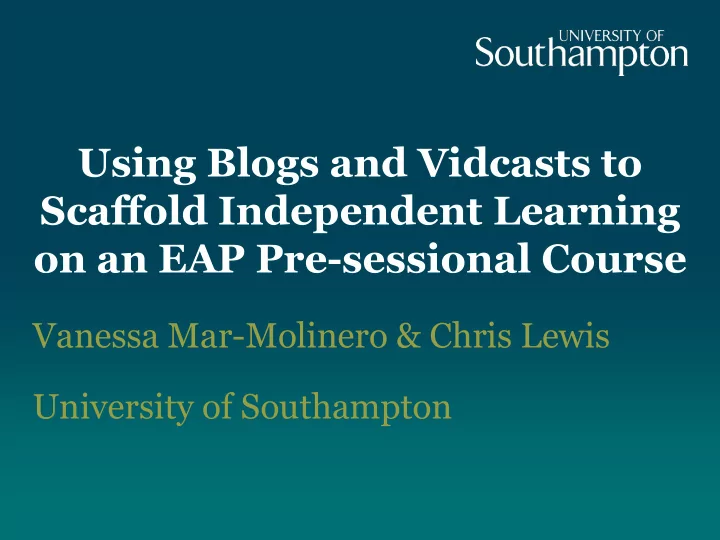 vanessa mar molinero chris lewis university of