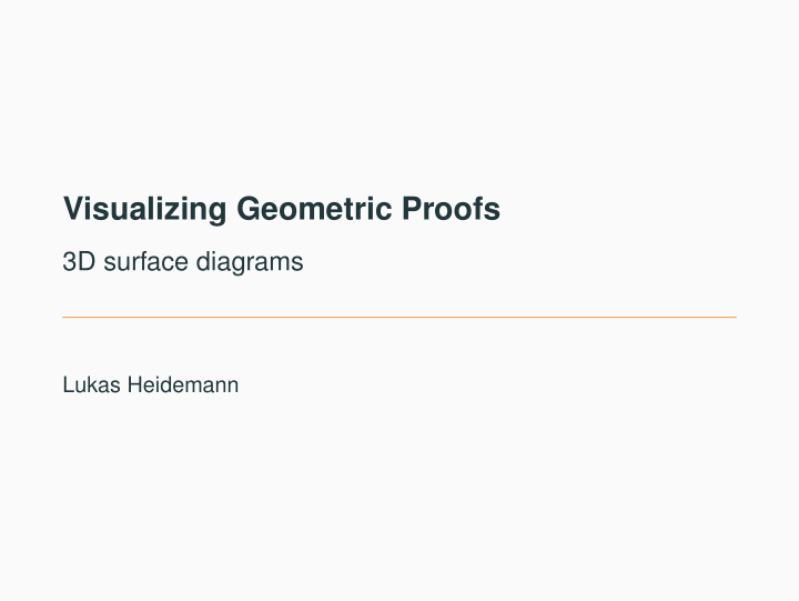 visualizing geometric proofs