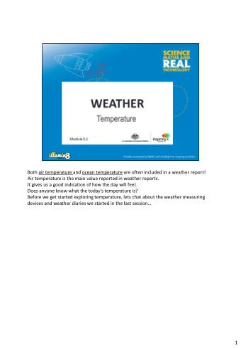 1  Bring along a printed weather forecast for the day of the session from the Bureau of