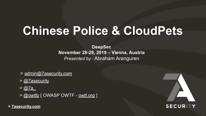 chinese police cloudpets
