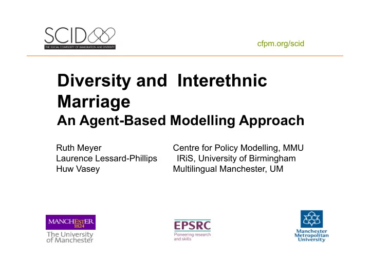 diversity and interethnic marriage