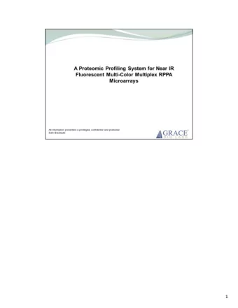 1  2  RPPA applications present two common primary needs for users to obtain robust data..  The