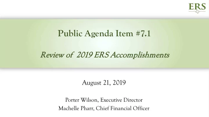 public agenda item 7 1
