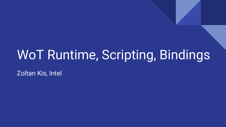 wot runtime scripting bindings
