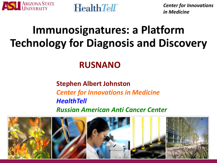 immunosignatures a platform