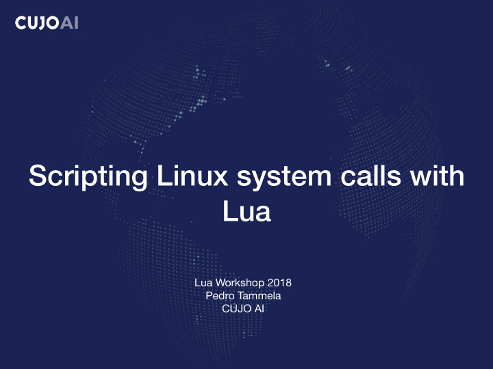 scripting linux system calls with lua