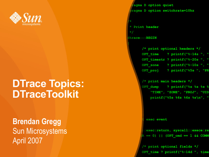 dtrace topics