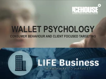 WALLET PSYCHOLOGY CONSUMER BEHAVIOUR AND CLIENT FOCUSED TARGETING IF  YOU ARE GOING TO ADVERTISE AT