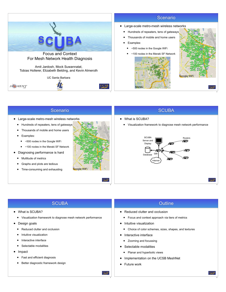 focus and context approach intuition organize metrics