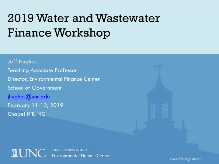 2019 water and wastewater