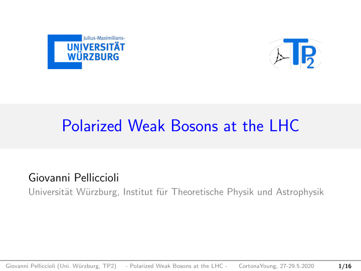 polarized weak bosons at the lhc