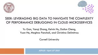 Executive Summary  From monoliths to microservices:  Monoliths  all functionality in a