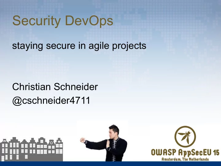security devops