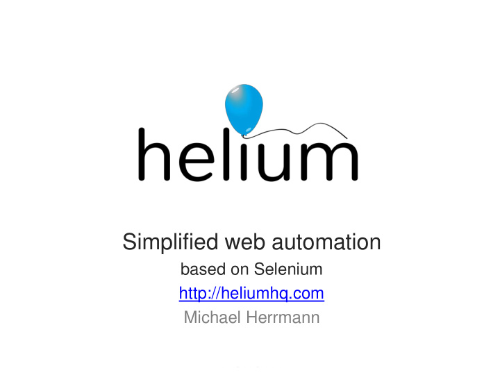 simplified web automation