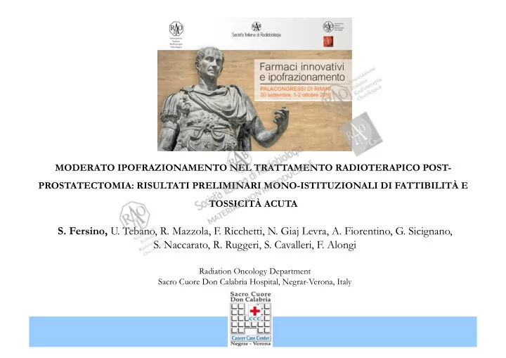 s fersino u tebano r mazzola f ricchetti n giaj levra a