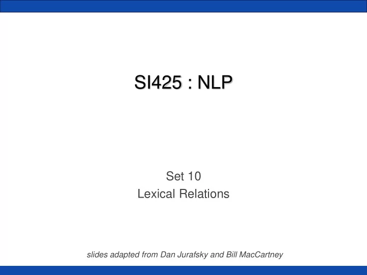 si425 nlp
