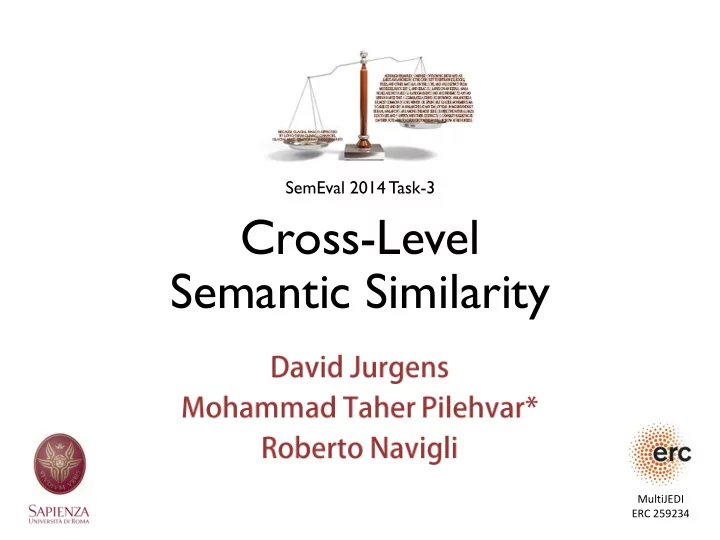 semantic similarity