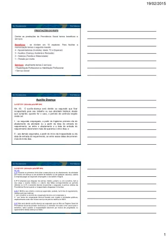 19/02/2015  Dir. Previdencirio