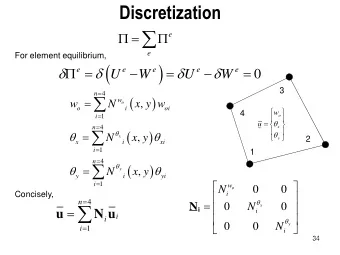 e  e  For element equilibrium,