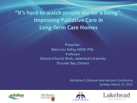long term care homes
