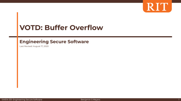 votd buffer overflow