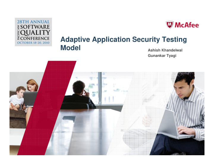 adaptive application security testing model