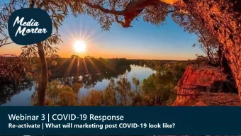 Webinar 3 | COVID-19 Response  Re-activate | What will marketing post COVID-19 look like?  Our