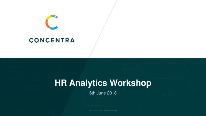 hr analytics workshop