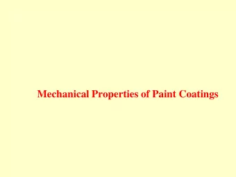 Mechanical Properties of Paint Coatings  Hardness Measurement  Shore Hardness D  Barcol Hardness