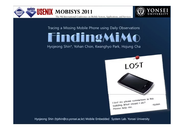 mobisys 2011 mobisys 2011