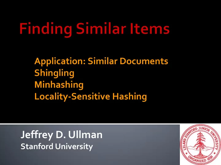 jeffrey d ullman