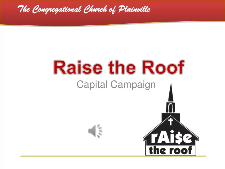 the congregation regational al church h of plai ainvill